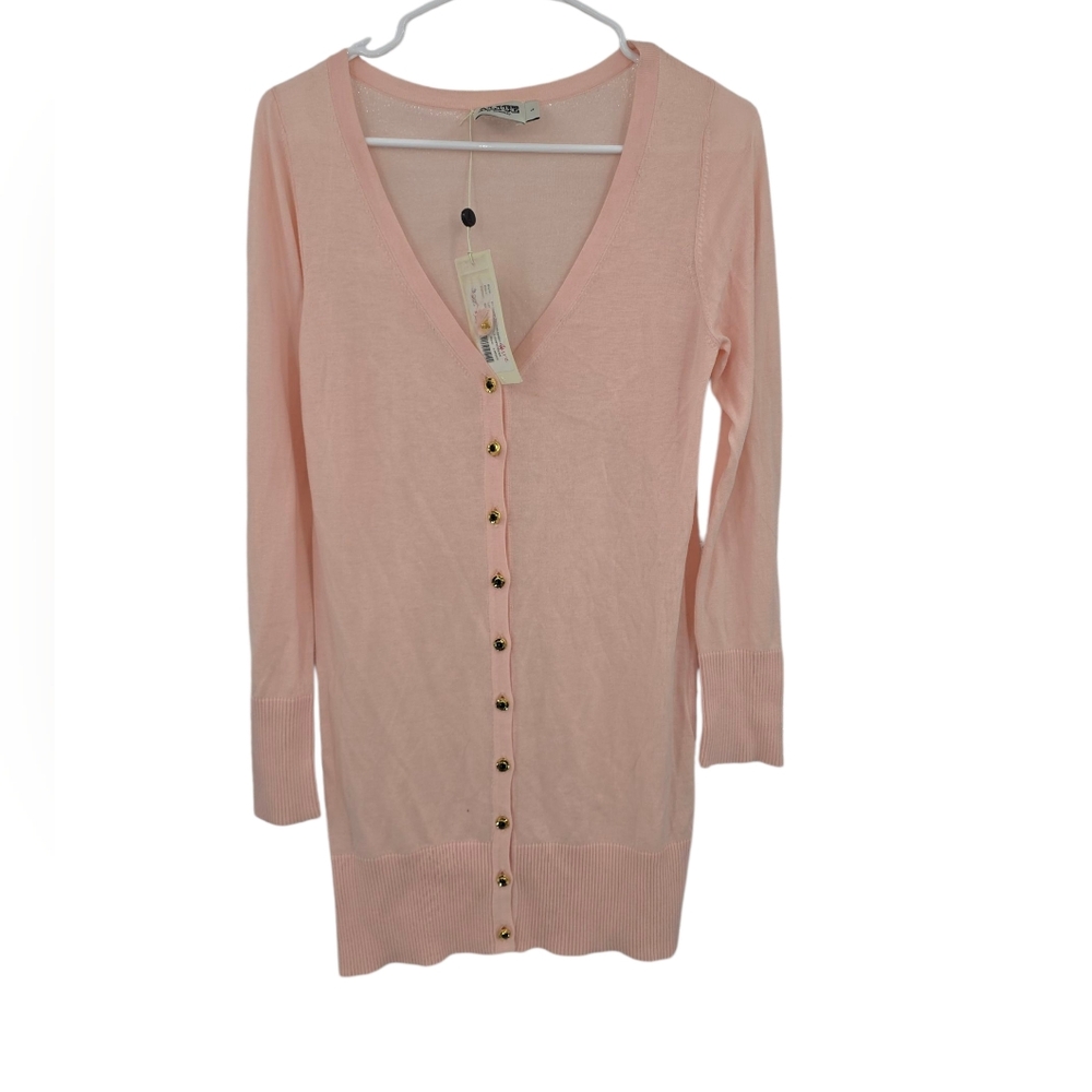ALICE By Temperley Long Carmella Cardigan Baby Pink Large